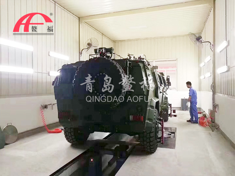 維修軍車(chē)地溝案例